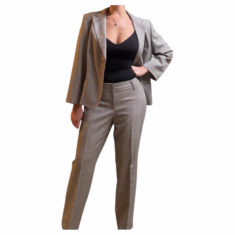 Christian Lacroix Gray Check Blazer and Trousers - Picture 4 of 11